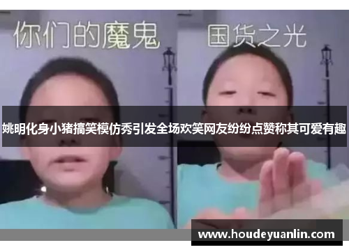 姚明化身小猪搞笑模仿秀引发全场欢笑网友纷纷点赞称其可爱有趣